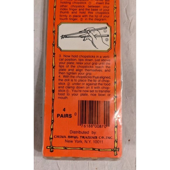 Vtg Chinese Cheese Bamboo Wicker Plates Chopsticks Service for 4 Platter Boho - Picture 8 of 15